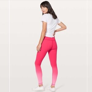 Lululemon Wunder Under Hi-Rise Tight (Ombre) *28" size 4